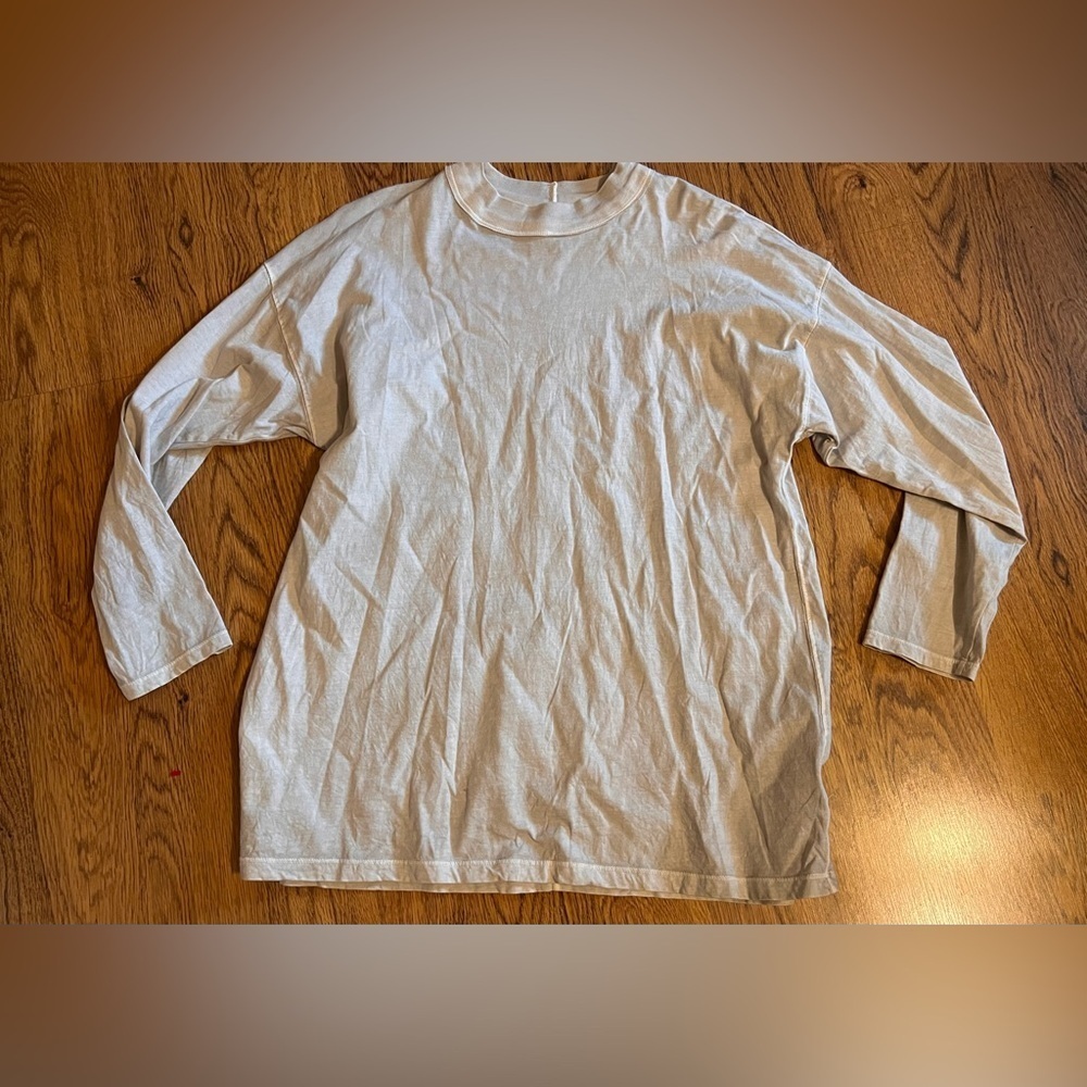 Free People we the free lightweight long sleeve pullover top small soft comfy - Picture 2 of 5